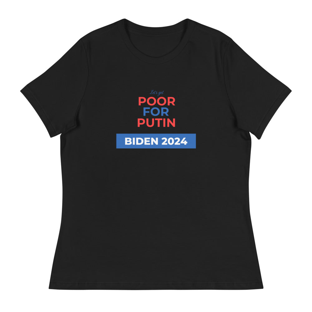 Poor for Putin Women's Relaxed T-Shirt