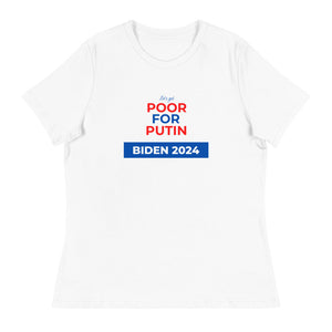 Poor for Putin Women's Relaxed T-Shirt