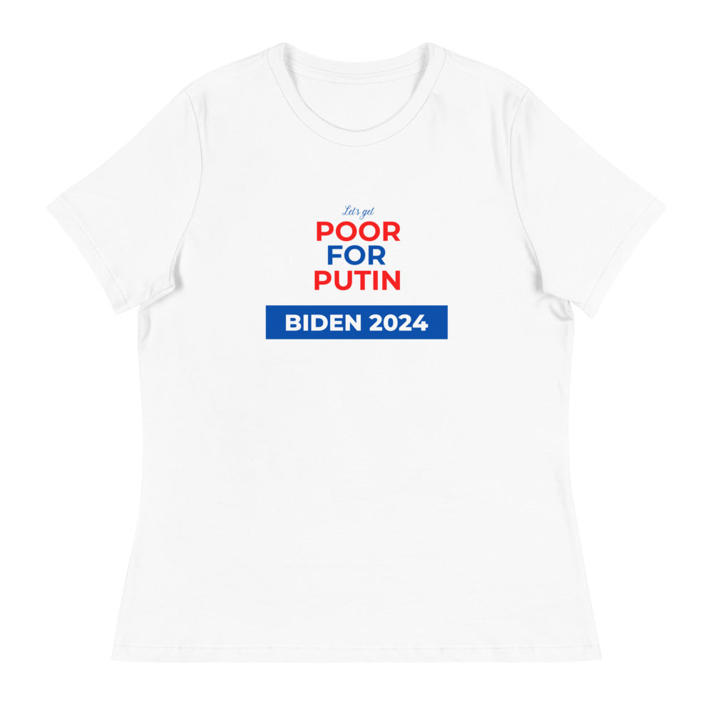 Poor for Putin Women's Relaxed T-Shirt